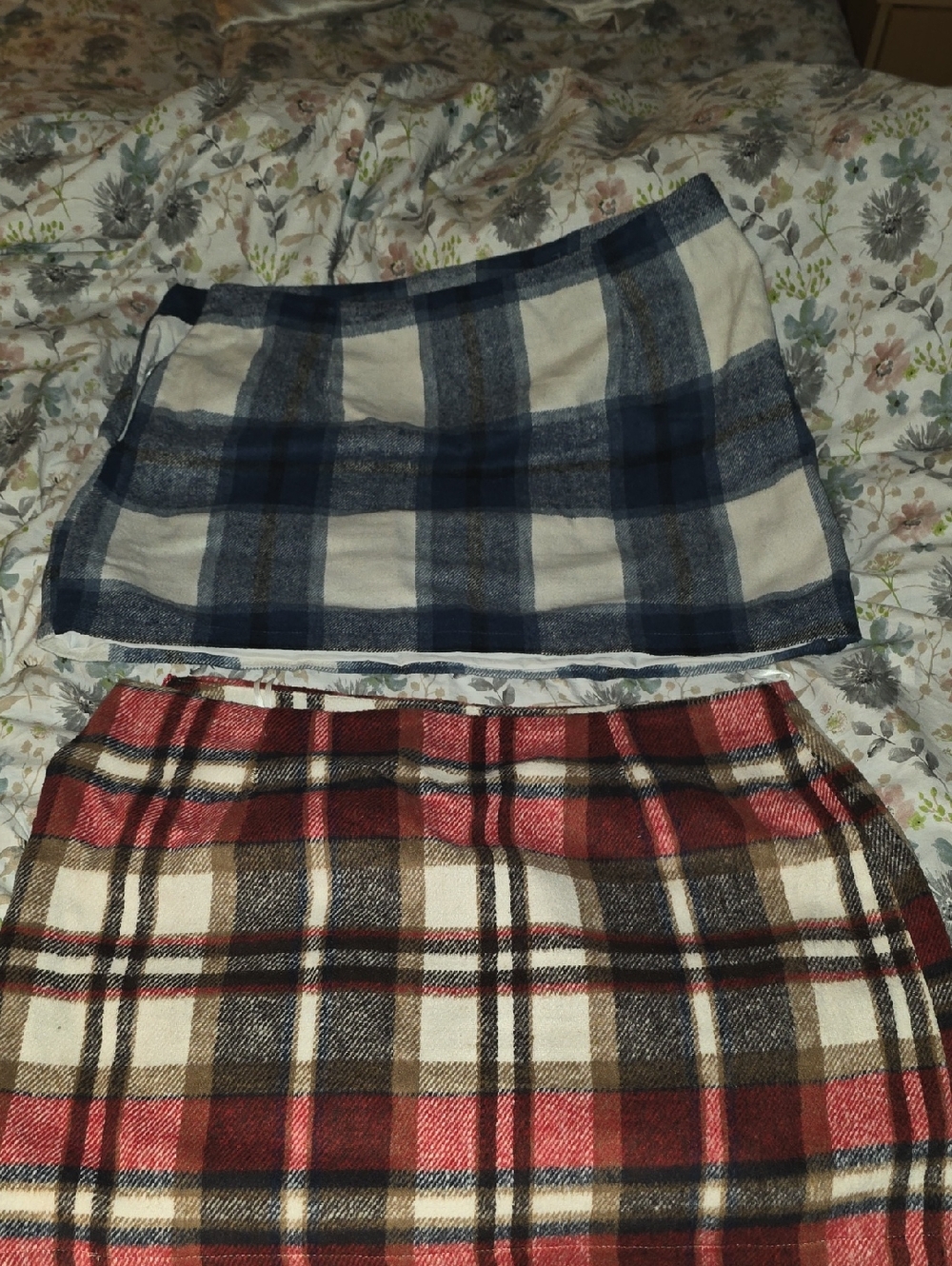 Blue Plaid Mini Skirt - Classic Plaid Women's Skirt